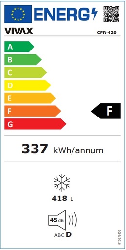 VIVAX HOME zamrzivač CFR-420