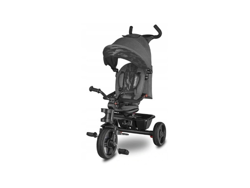 Lionelo tricikl Haari, 2 u 1, sivi