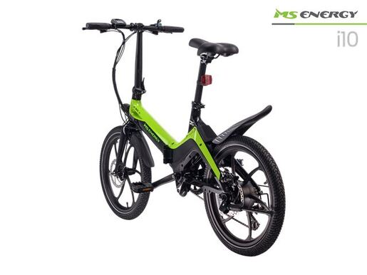 MS Energy električni bicikl i10 black green