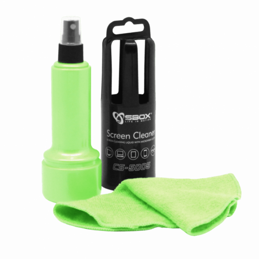 SBOX sredstvo za čišćenje CS-5005 + krpa, Zelena