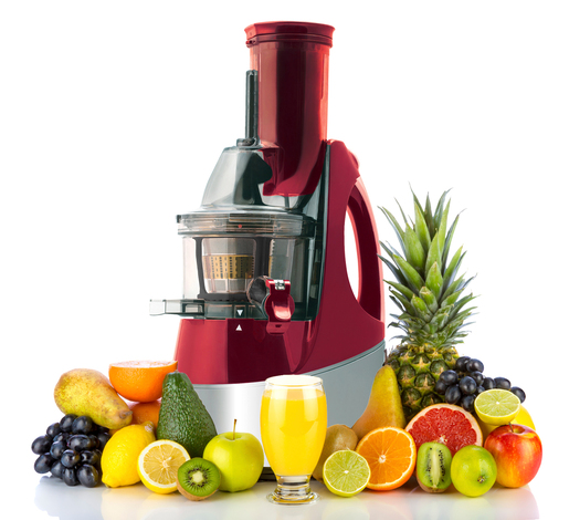 VerVita sokovnik XXL - Inox/crveni