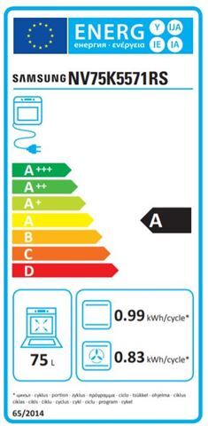 SAMSUNG pećnica NV75K5571RS/OL