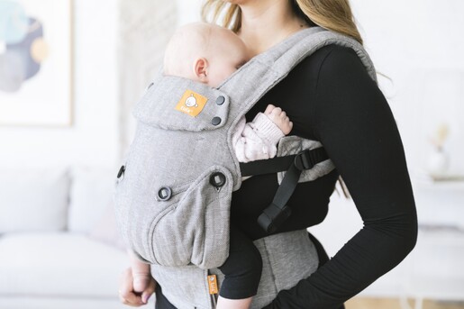 Baby Tula nosiljka, Explore Linen, platnena, Ash