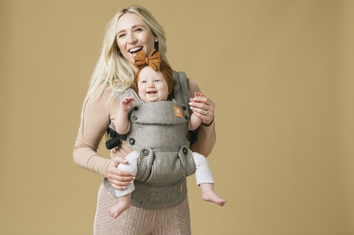 Baby Tula nosiljka, Explore Linen, platnena, Ash