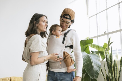 Baby Tula nosiljka, Free to Grow Linen, platnena, Sand