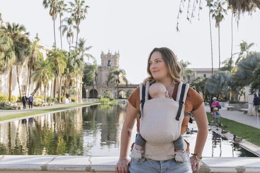 Baby Tula nosiljka, Free to Grow Linen, platnena, Sand