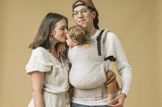 Baby Tula nosiljka, Free to Grow Linen, platnena, Sand