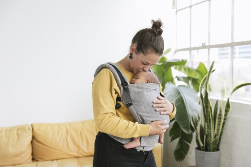 Baby Tula nosiljka, Free to Grow Linen, platnena, Ash