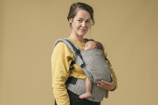 Baby Tula nosiljka, Free to Grow Linen, platnena, Ash