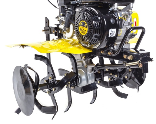 ADK motorna kopačica GT-800B - 7 KS + gumeni kotači + metalni kotači + plug