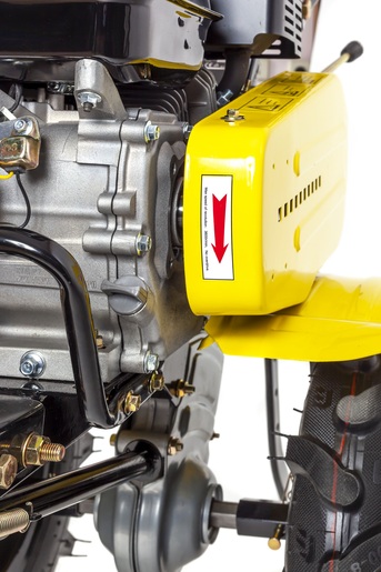 ADK motorna kopačica GT-800B - 7 KS + gumeni kotači + metalni kotači + plug