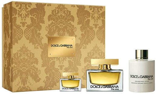 Dolce & Gabbana The One EDP Gift Set: EDP 50 ml - EDP 5 ml - Body Lotion 100 ml, ženski poklon set