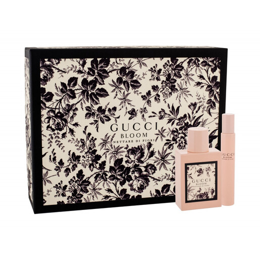 Gucci Bloom Nettare Di Fiori EDP Gift Set: EDP 50 ml - EDP Roller Ball 7,4 ml, ženski poklon set