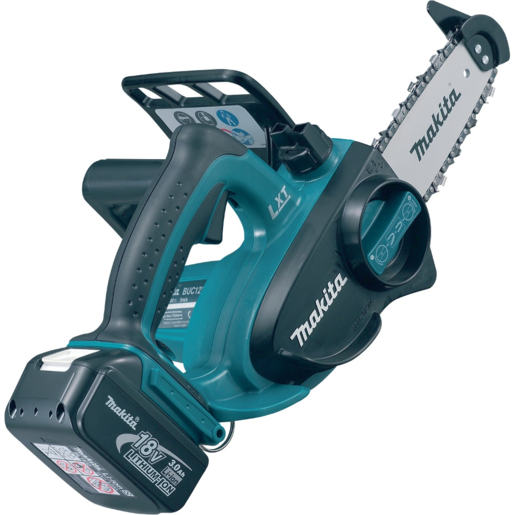 MAKITA akumulatoska lančana pila DUC122RFE (18V, Li-ion, 115mm, 2x3Ah, punjač)