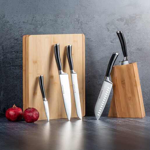 Mehrzer nazubljeni nož "German steel" - 20 cm