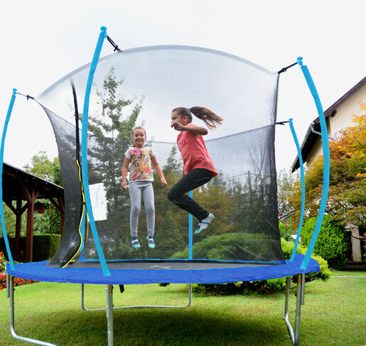 LEGONI trampolin Space sa zaštitnom mrežom, 425cm, plavi