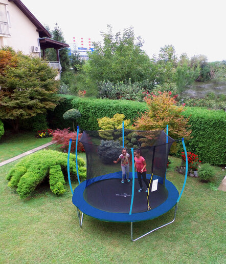 LEGONI trampolin Space sa zaštitnom mrežom, 305cm, plavi