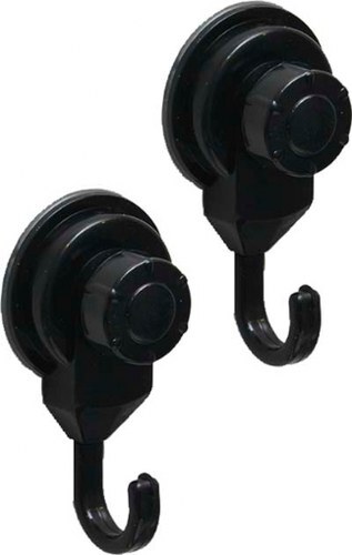 TENDANCE vakuum vješalica 2/1 polipropilen, crna