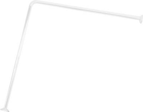 TENDANCE držač zavjese za kadu 80 x 80 cm aluminijski, bijeli