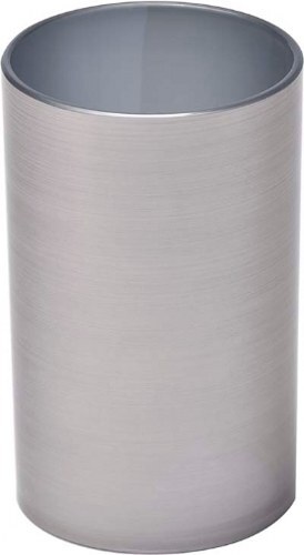 TENDANCE čaša poliresin efekt metala, siva