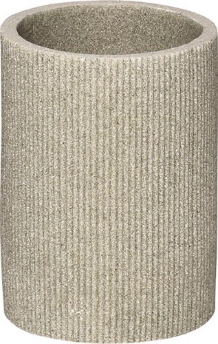 TENDANCE čaša poliresin uzorak pruge, bež