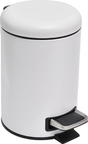 TENDANCE kanta za smeće 3l na pedalu soft close metal, bijela