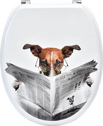 TENDANCE wc daska mdf sa inox okovima, karamel