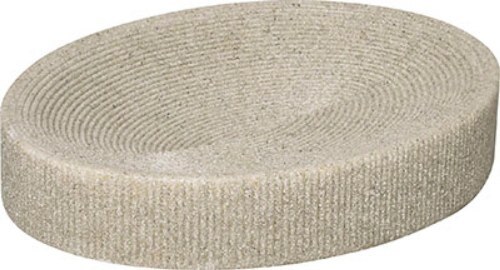 TENDANCE držač sapuna poliresin uzorak pruge, bež