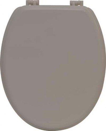 TENDANCE wc daska mdf sa plastičnim okovima, sivo smeđa