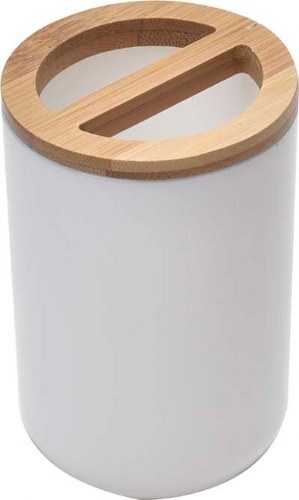 TENDANCE držač četkica za zube ps, bambus, bijeli