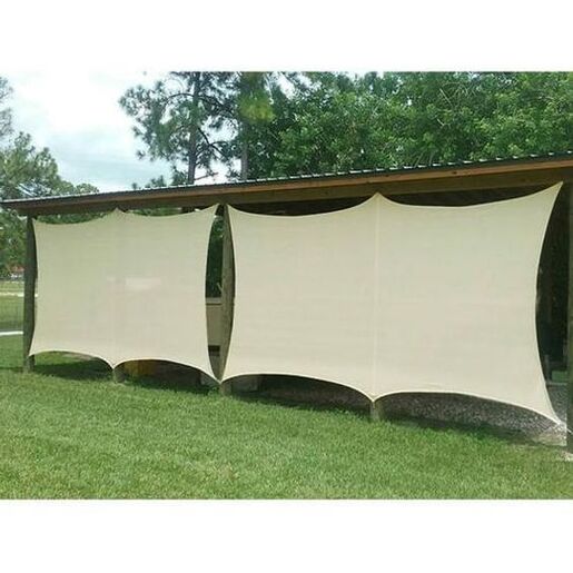 Tenda (sjenilo) zaštita od sunca kvadrat 4 x 4 m - Svijetlo krem