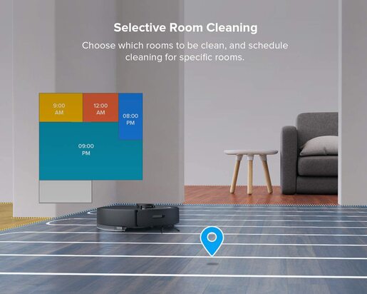 Roborock robotski usisavač S6 Pure crni