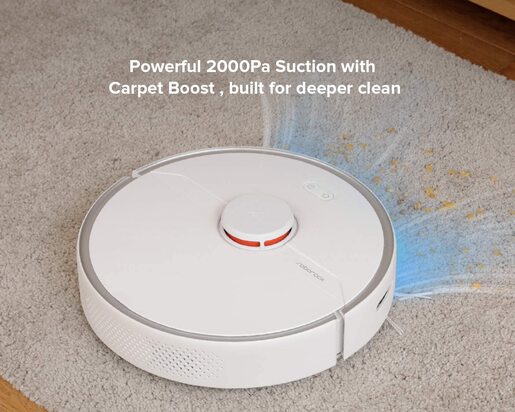 Roborock robotski usisavač S6 Pure bijeli