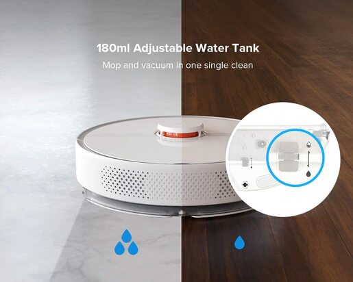 Roborock robotski usisavač S6 Pure bijeli