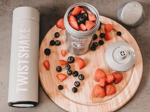 Twistshake termos boca 420ml Pastel Grey