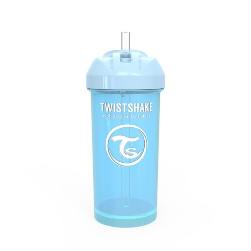 Twistshake bočica sa slamkom 360ml 12+m Pastel Blue