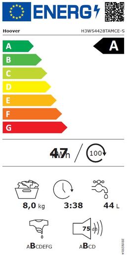 Hoover perilica rublja H3WS44 28TAMCE