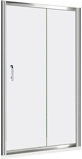 VOXORT klizna tuš vrata PRO NS-line TV/2D 140/K CHROM h-195