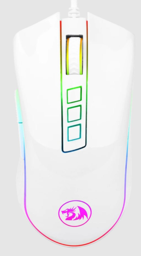 Redragon COBRA M711W (bijeli), 10000 DPI, gaming miš