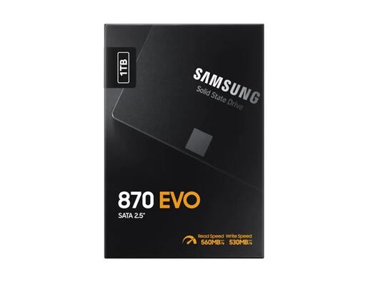 SSD 1TB Samsung 870 EVO 2.5" (MZ-77E1T0B/EU)