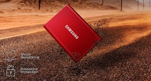 Vanjski SSD Samsung 1TB Portable T7 Red