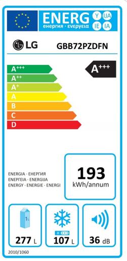 LG hladnjak GBB72PZDFN RO