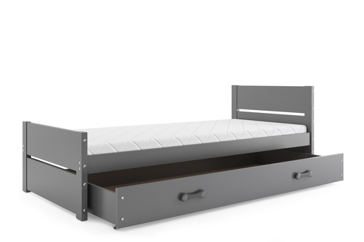 Drveni dječji krevet Bartek - 200*90 - grafit