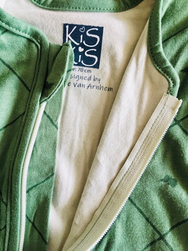 Kis Kis vreća za spavanje 110 cm Green, TOG 0.9 (70% bambus - 30% pamuk)