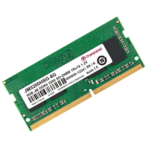 Memorija Transcend 8GB DDR4 3200MHz, JetRam, SO-DIMM (JM3200HSG-8G)