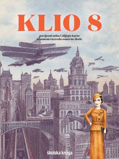 KLIO 8 - povijesni atlas i slijepe karte za osmi razred osnovne škole
