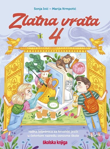 ZLATNA VRATA 4 - radna bilježnica za  hrvatski jezik u četvrtom razredu osnovne škole