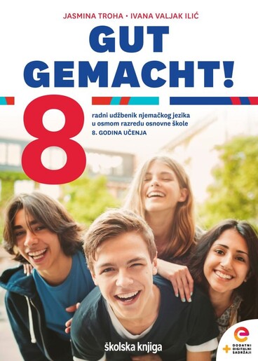 GUT GEMACHT! 8 - radni udžbenik njemačkog jezika u osmom razredu osnovne škole, 8. godina učenja