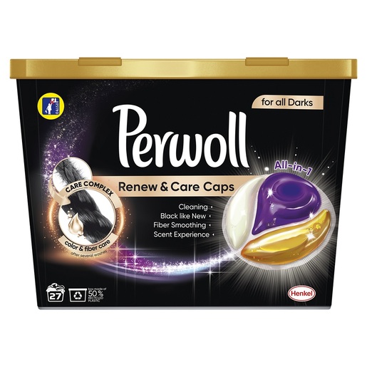 Perwoll Renew&Care caps Black 27 wl