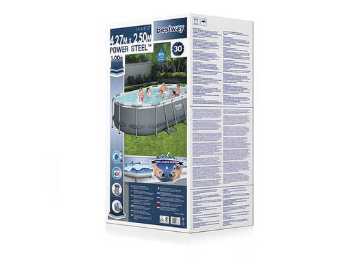 BESTWAY Montažni bazen sa filtar pumpom i ljestvama 427 x 250 x 100 cm
